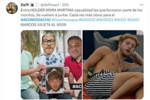 #Acomodacho se convirtió en hashtag en Twitter y da cuenta de lo que piensan muchos usuarios de que el finalista de Gran Hermano, Nacho Castañares, tiene l la preferencia de la producción del programa
