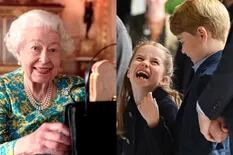 La tierna reacción de los príncipes George y Charlotte cuando la reina sacó un sándwich de su bolso