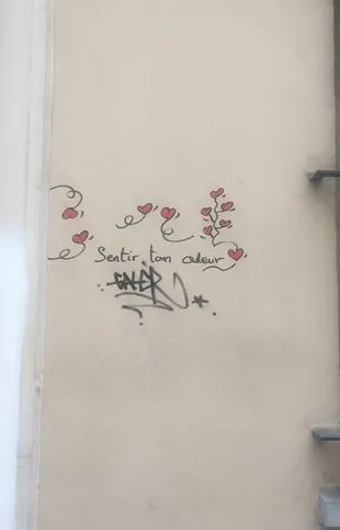 Un grafitti de amor francés