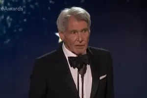 La incontrolable emoción de Harrison Ford al hablar de su pareja Calista Flockhart
