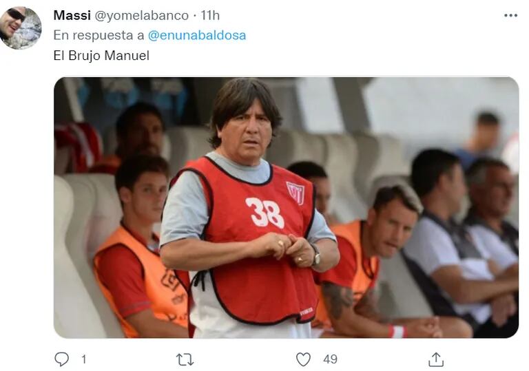 El Brujo Manuel, una de las similitudes con el tatuaje de Messi Foto: captura de pantalla