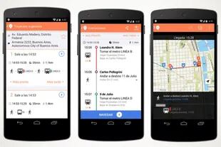 La aplicación Moovit combina información oficial del transporte público con la que suman los usuarios