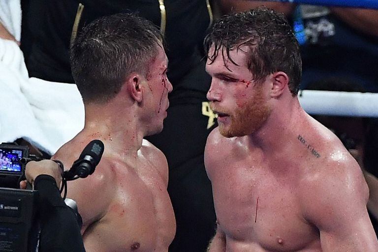 Así quedaron los rostros de Canelo y Golovkin tras la brutal (y polémica) pelea