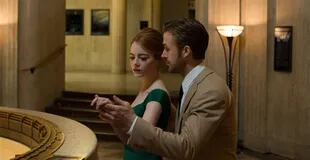 Emma Stone y Ryan Gosling en el film de Damien Chazelle