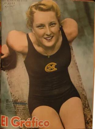 La nadadora Beryl Marshall fue la más buscada por la prensa extranjera.