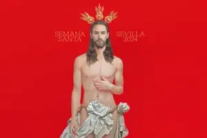 Polémica en España por una imagen de un Cristo "joven y bello" para promocionar la Semana Santa en Sevilla