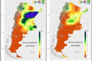 La provincia de Buenos Aires se vuelve a teñir de rojo en un mapa clave para el agro