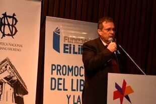 El ministro de Cultura de la Nación participó del acto de lanzamiento de la Feria Internacional del Libro porteña en la Biblioteca Nacional