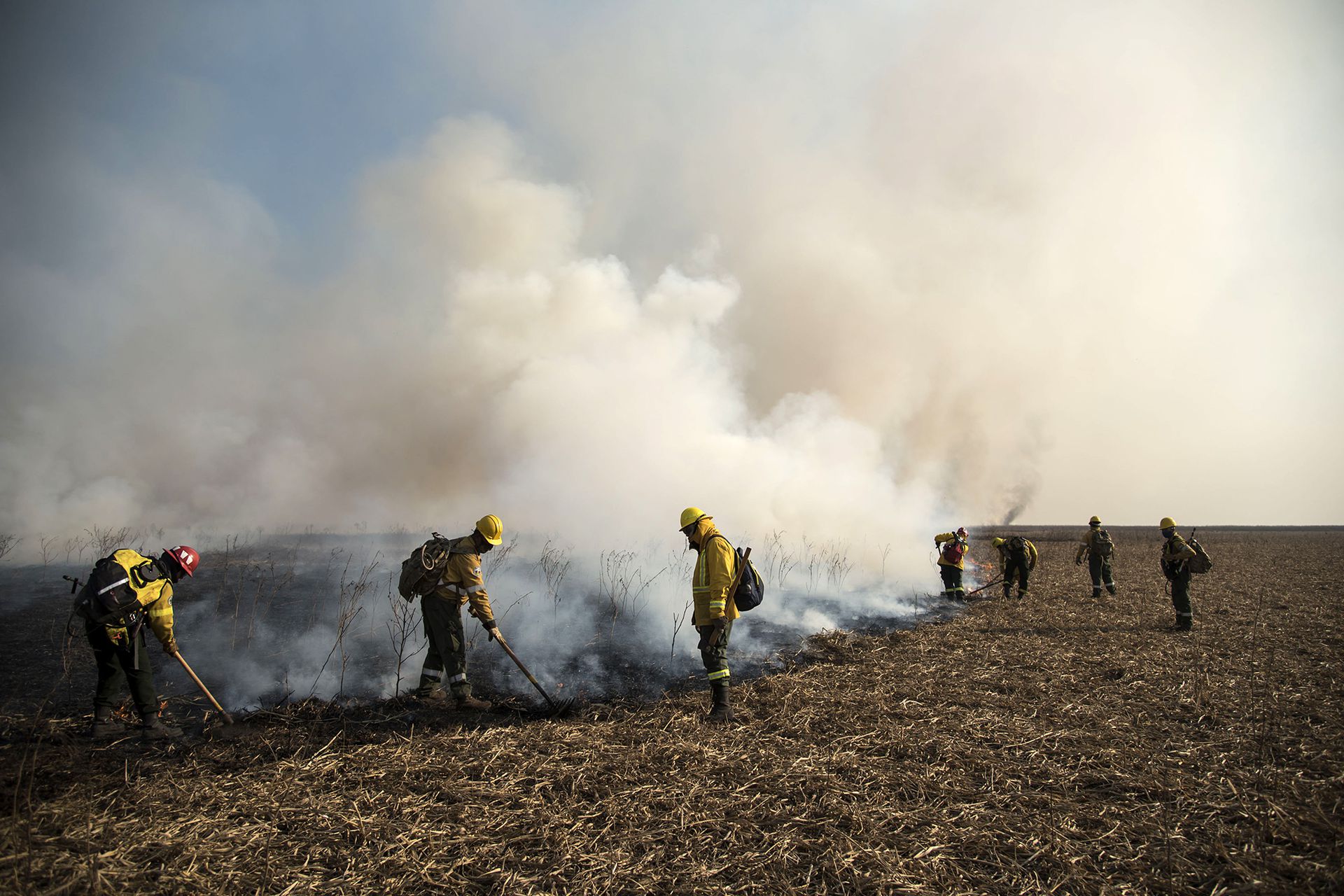 Según el ministerio de Ambiente nacional, el 95% de los incendios son intencionales
