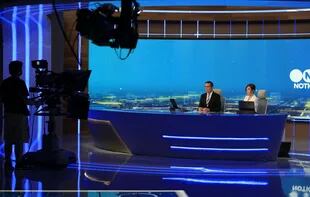 Telefe Noticias, conducido por Cristina Pérez y Rodolfo Barili, logró muy buen promedio en una emisión de casi dos horas