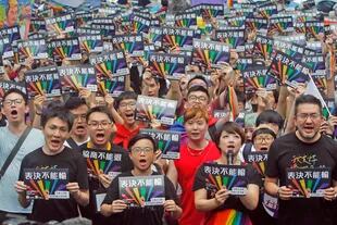 Taiwán aprobó la primera ley en Asia que reconoce el matrimonio homosexual