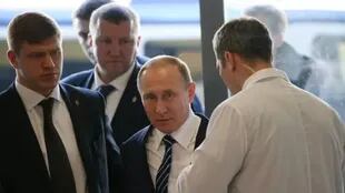 Los guardaespaldas del presidente ruso Putin