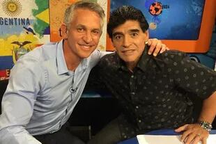 Gary Lineker y Diego Maradona, una amistad muy especial