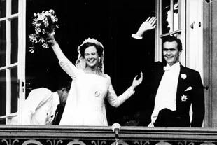 La boda de la reina con el príncipe Enrique, en 1967