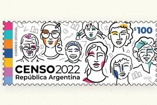 Censo 2022: así es el sello postal que circulará desde el viernes