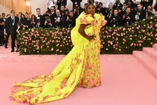 Serena Williams en la alfombra rosa de la Gala del Met 2019
