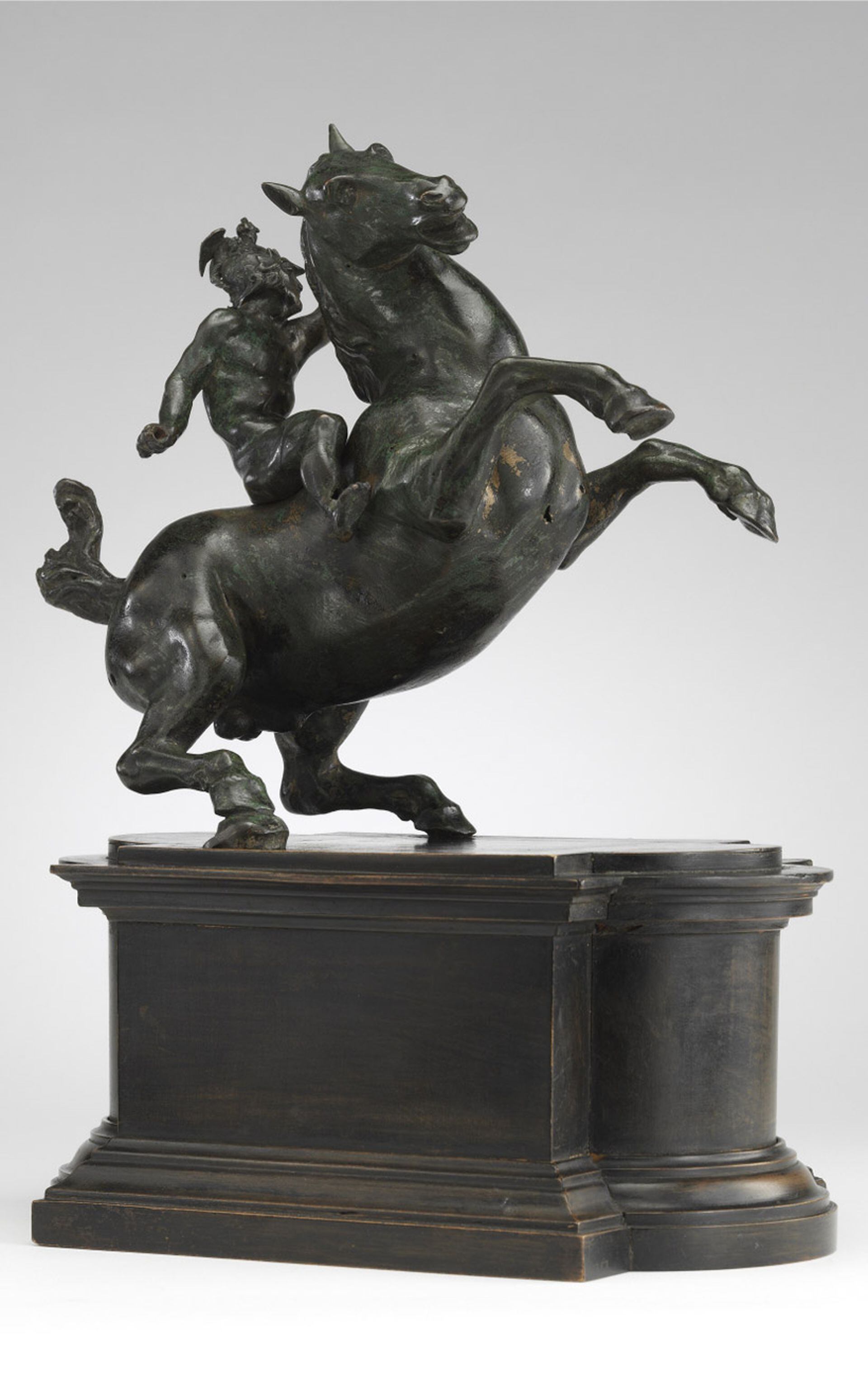 Leonardo da Vinci (atribuido) - "Guerrero a caballo", 1500-1550.