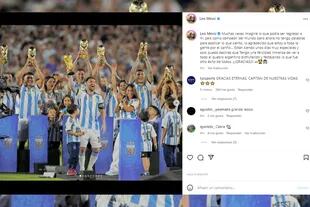 El emotivo posteo de Lionel Messi tras la fiesta que vivió "La Scaloneta" en el Monumental