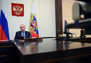 15-12-2020 Vladimir Putin en el despacho presidencial POLITICA EUROPA INTERNACIONAL RUSIA PRESIDENCIA DE RUSIA