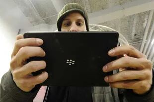 Una vista de la tableta PlayBook de BlackBerry. La compañía canadiense conocida en su momento como RIM debe enfrentar los turbulentos cambios generados por los usuarios del mundo tecnológico