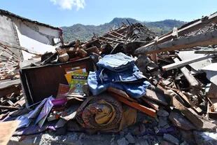 Varios pueblos y aldeas enteras quedaron reducidos a escombros