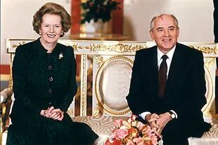 En 1987 Gorbachov recibió a Margareth Thatcher en el Kremlin