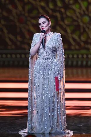 Discurso de la actriz egipcia Sherihan en el sorteo del Mundial Rusia 2022