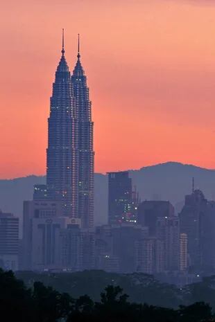 Las torres Petronas en Kuala Lumpur