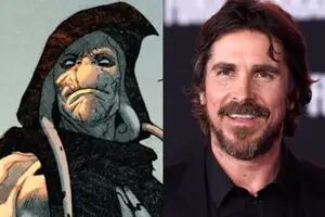 Sin barba, cejas ni pelo: se filtró la primera foto de Christian Bale como el "Dios Carnicero"
