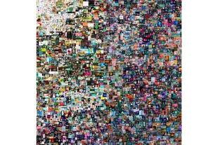 La pieza rematada en Christie's consiste en un collage de 5.000 obras de Beeple
