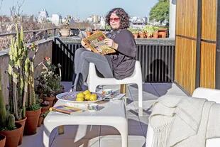 Como Bárbara y Tamar, Florencia valora la terraza de cielo abierto y la posibilidad de integración total con el living.