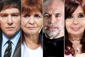 Cuál es la imagen de Bullrich, Larreta, Milei y Cristina Kirchner