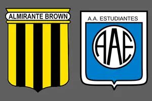 Estudiantes de Río Cuarto venció por 2-0 a Almirante Brown como visitante en la Primera Nacional