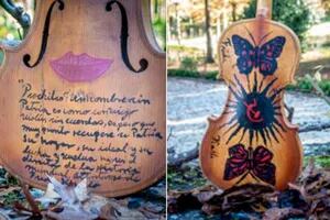 Apareció en Europa el violín que la mexicana pintó para su amante Leon Trotsky y podría costar 50 millones de euros