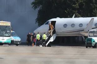 Ricky Martin llegó a las 8:30 en un vuelo privado