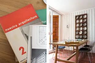 Ejemplares años 70 de la revista Nuestra Arquitectura, que editó 523 números entre 1929 y 1985.