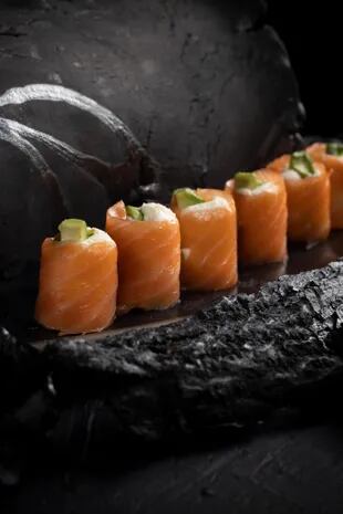 Las geishas de salmón de SushiClub, una opción siempre deliciosa y fresca.