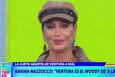 Karina Mazzocco se quebró al aire y le dedicó un insólito halago a Ventura