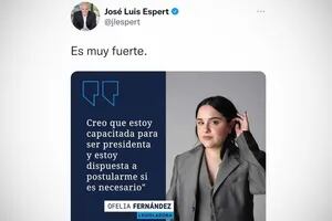 José Luis Espert cuestionó a Ofelia Fernández por una frase que no dijo y ella le respondió
