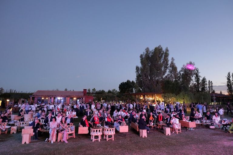 Jardines de Casa Vigil, durante la ceremonia de premiación en Mendoza