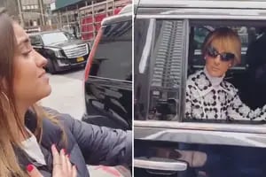 El vídeo viral de Celine Dion y la supuesta "Lali Espósito"