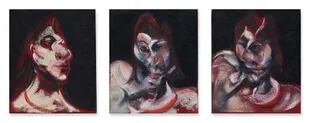 "Tres estudios para un retrato de Henrietta Moraes", de Francis Bacon