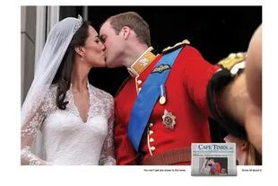 El beso del príncipe William y Kate Middleton