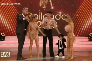 El hijo de Noelia Marzol sorprendió a Tinelli en el Bailando con su imitación de Michael Jackson
