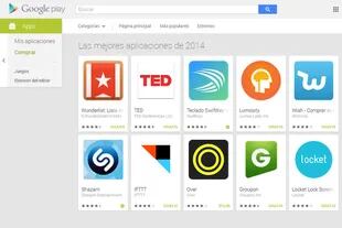 Google armó una lista con las mejores aplicaciones de 2014 para Android presentes en su tienda Play