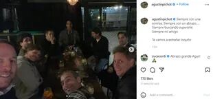 Agustín Pichot lo despidió en Instagram con una fotografía entre amigos y una postal en el seleccionado