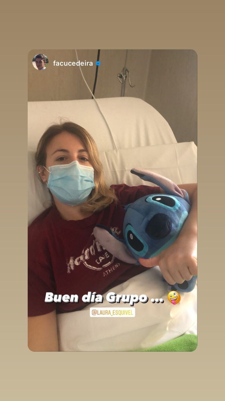 Laura Esquivel fue operada de apendicitis (Foto: Captura Instagram/@laura_esquival)