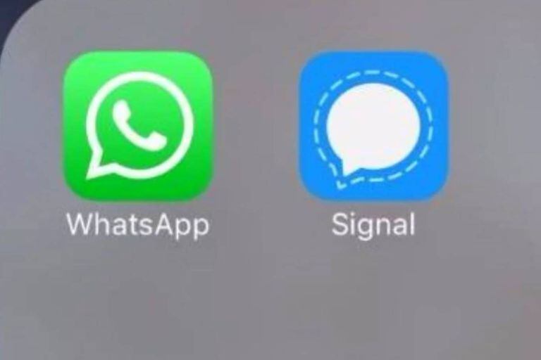 En los primeros días del año, las descargas de WhatsApp bajaron, mientras que las de Signal subieron