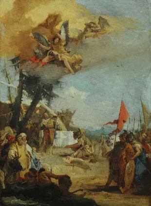El sacrificio de Melquisedec, Giovanni Battista Tiepolo, ca. 1740-1742