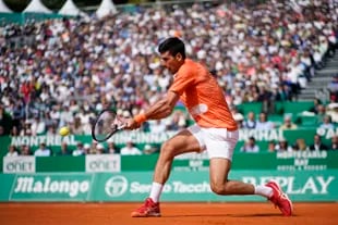 En Montecarlo: Novak Djokovic jugó, apenas, su cuarto partido del año.
